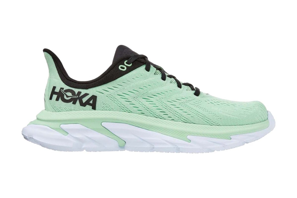 Hoka One One Men's Clifton Edge Running Shoes (Green Ash/Outer