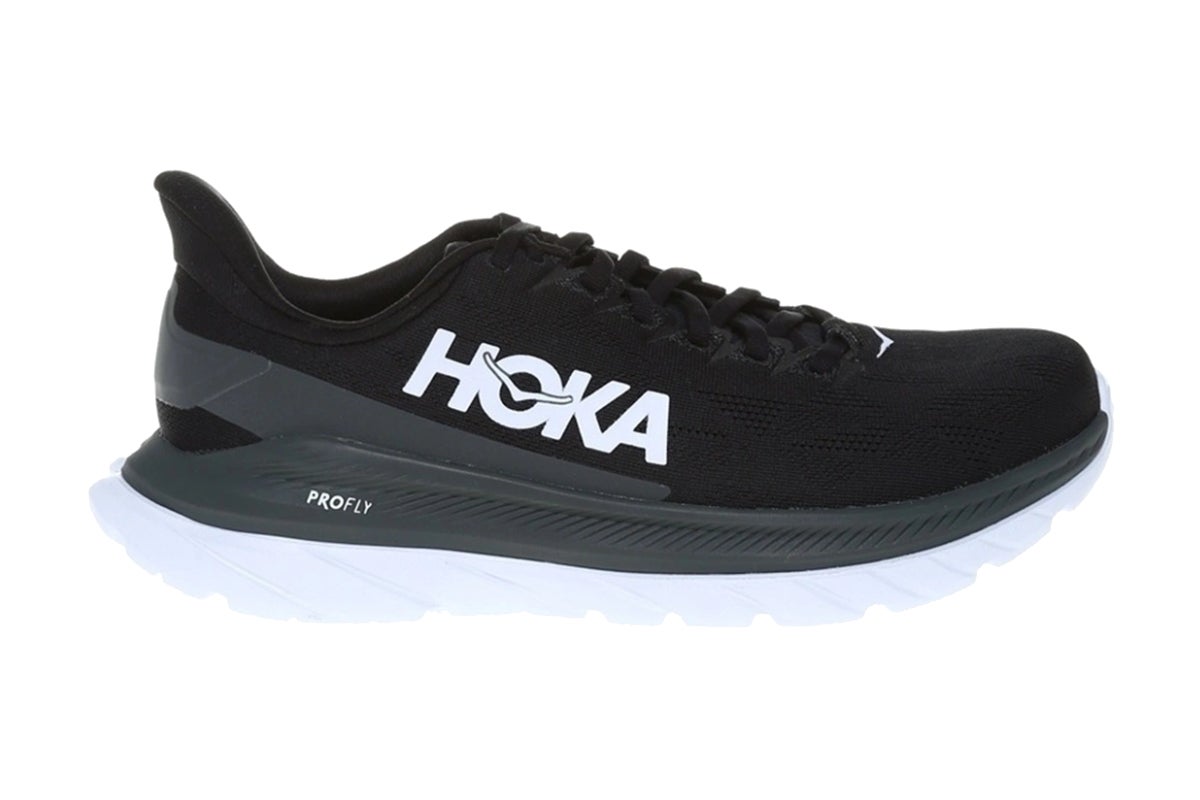 Hoka One One Men's Mach 4 Running Shoe (Black/Dark Shadow) – Azura